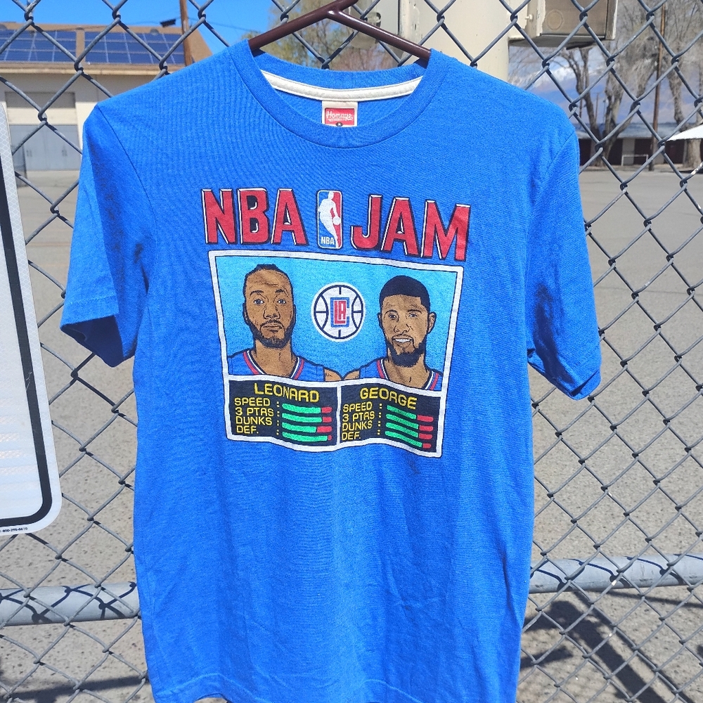 NBA Jam Blue Graphic T-Shirt